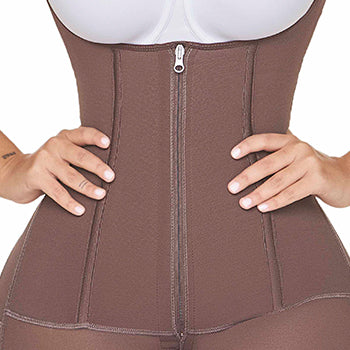 MariaE ME-RA003 Hourglass Zippered Girdle with Rods