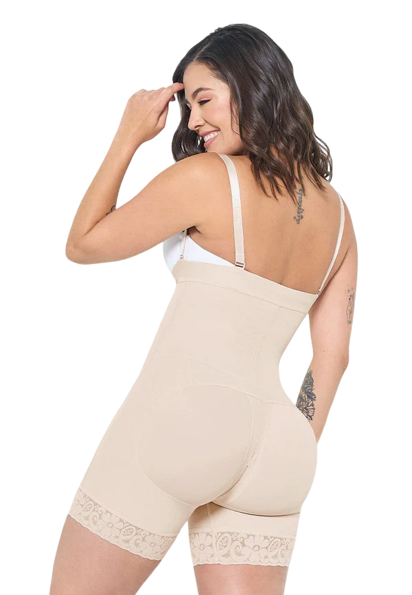 MariaE ME-09143 High Compress Garment Short With Zipper