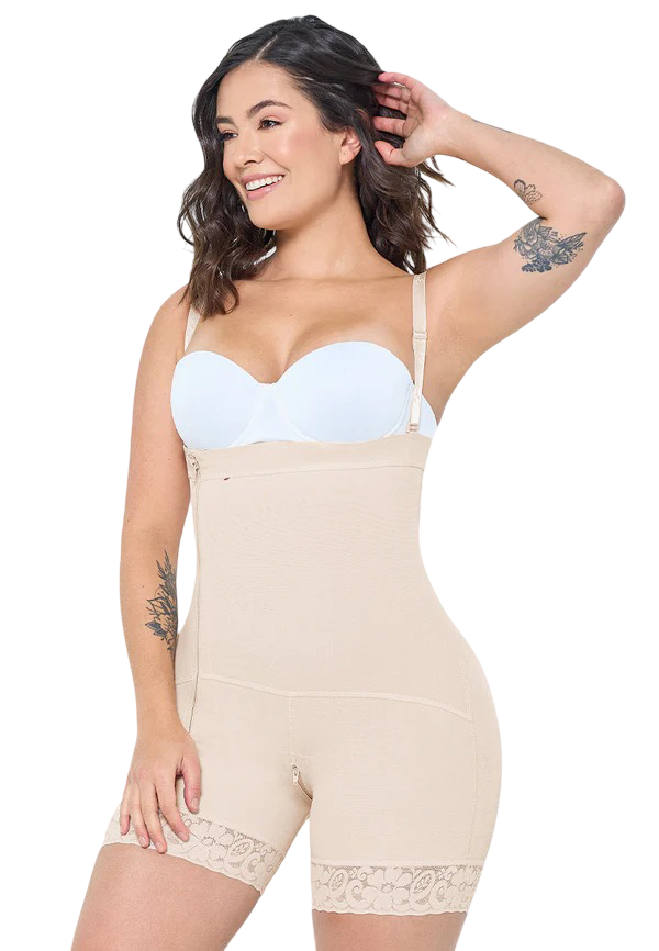MariaE ME-09143 High Compress Garment Short With Zipper