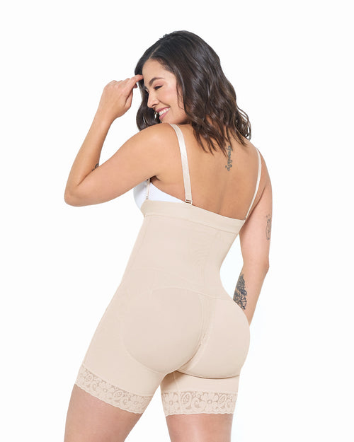 MariaE ME-09143 High Compress Garment Short With Zipper