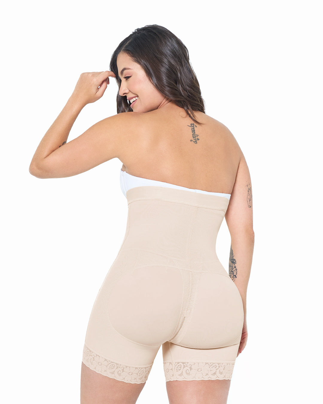 MariaE ME-09143 High Compress Garment Short With Zipper