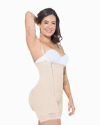 MariaE ME-09143 High Compress Garment Short With Zipper