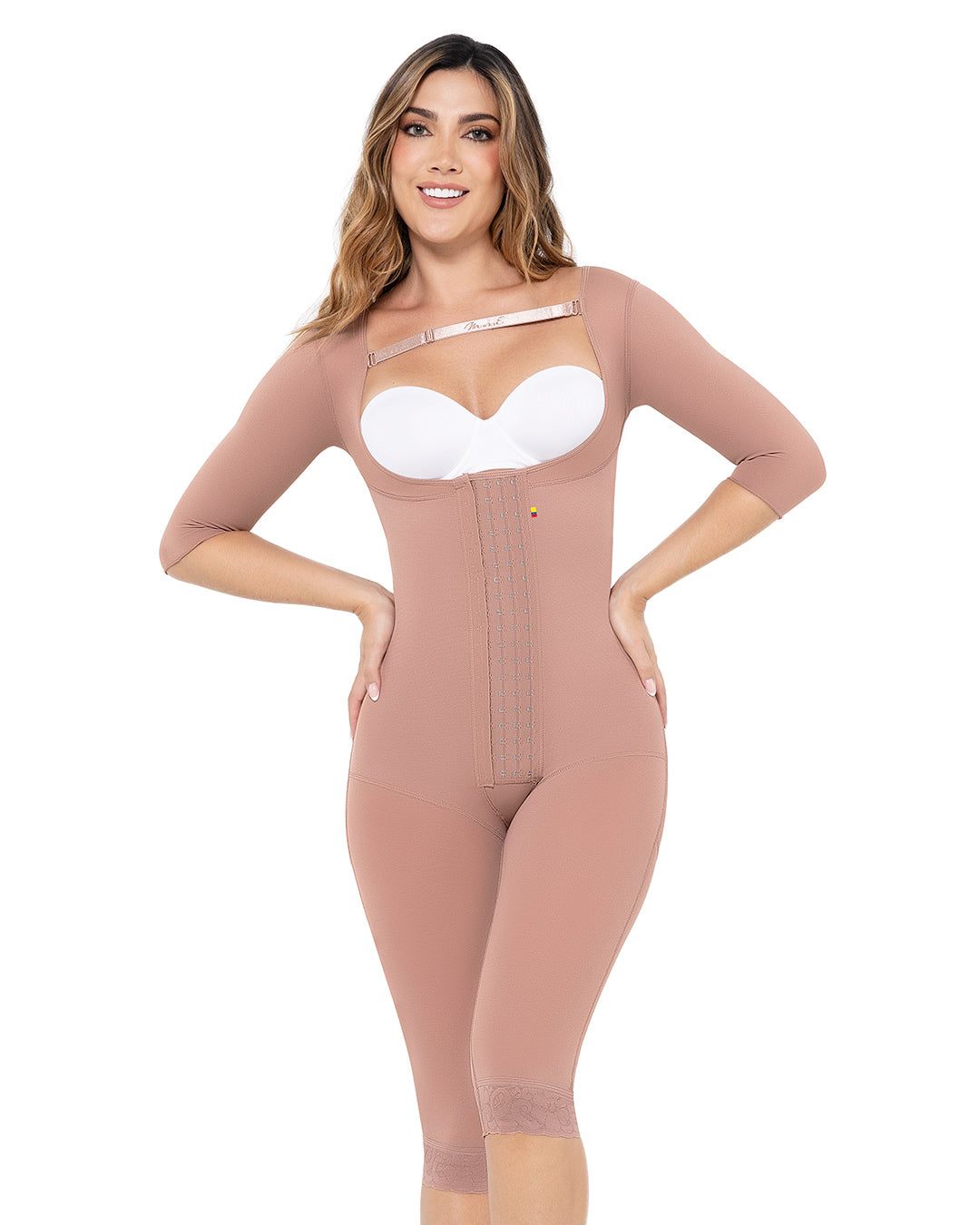 MariaE ME-FQ114 Full Body Girdle with Sleeves- No bra