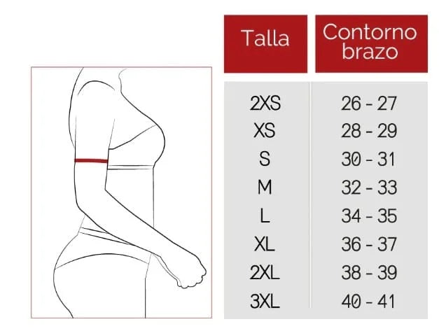 MariaE ME-AT101 Post Surgical Arm Corset with long sleeves