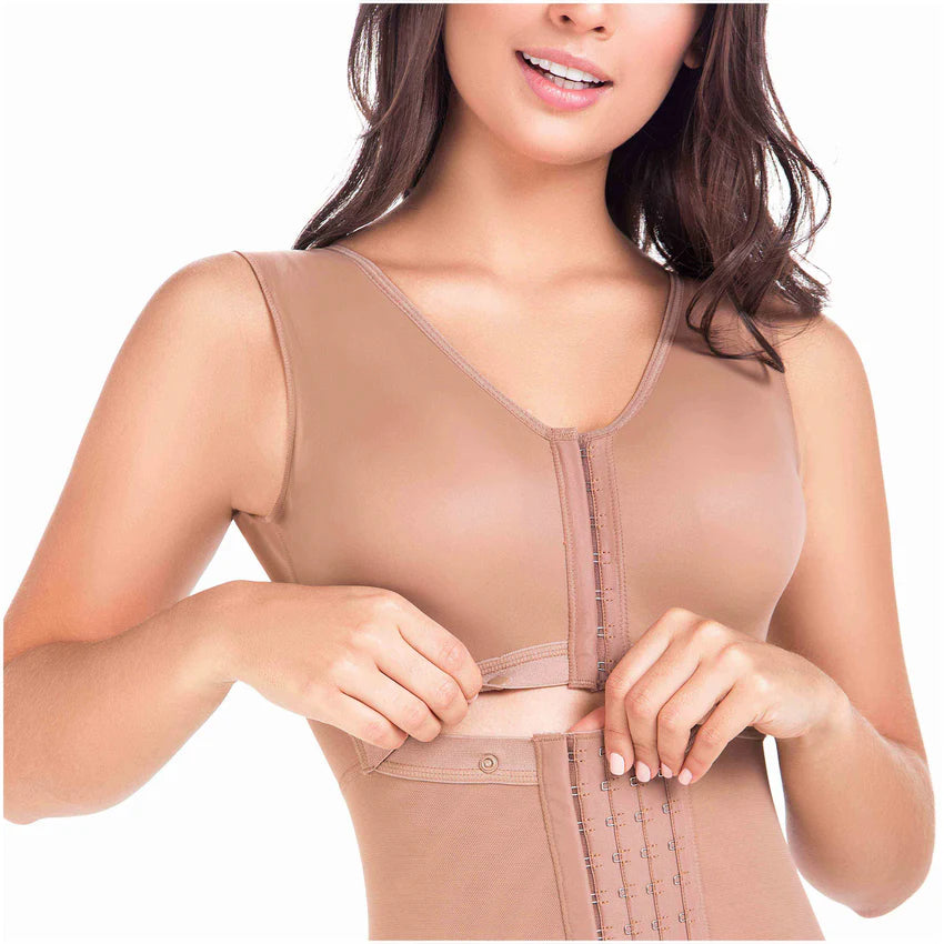 MariaE ME-09262 Capri Type Post-surgical Girdle With Bra