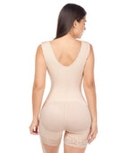 MariaE ME-FQ102 Bodysuit Shapewear Short In Powernet