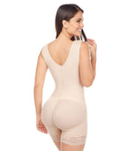 MariaE ME-FQ102 Bodysuit Shapewear Short In Powernet