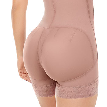 MariaE ME-FQ113 Postpartum Faja Open Breast Shapewear Bodysuit