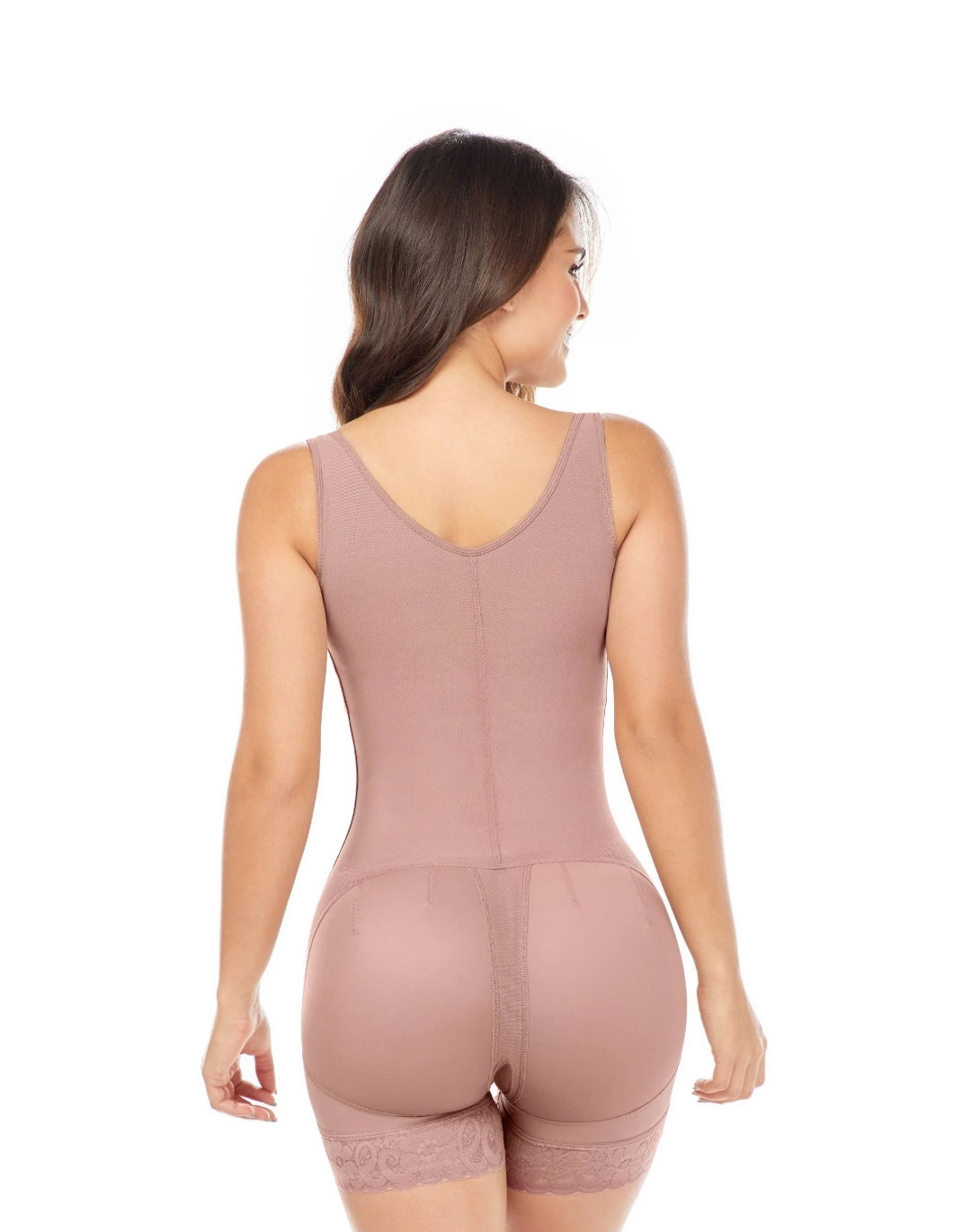 MariaE ME-FQ113 Postpartum Faja Open Breast Shapewear Bodysuit